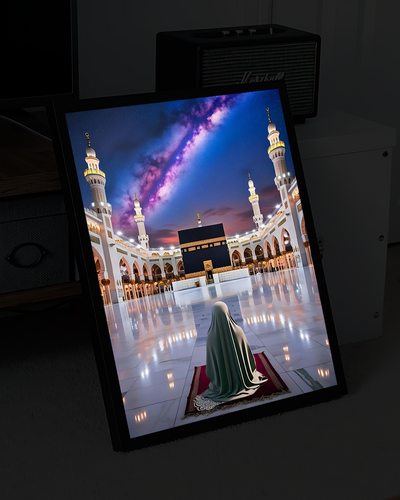 Prayer Mat Women - Glowing Frame