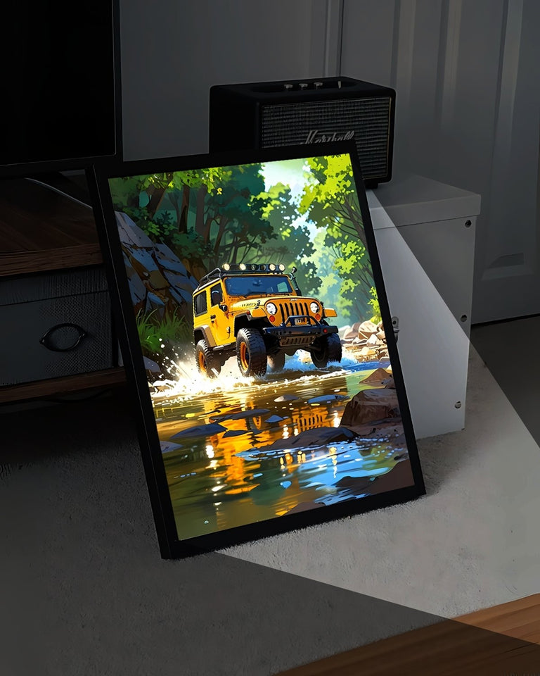 Off-Roading Jeep - Lamp Frame