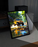 Off-Roading Jeep - Lamp Frame