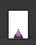 Prayer Mat Man - Glowing Frame