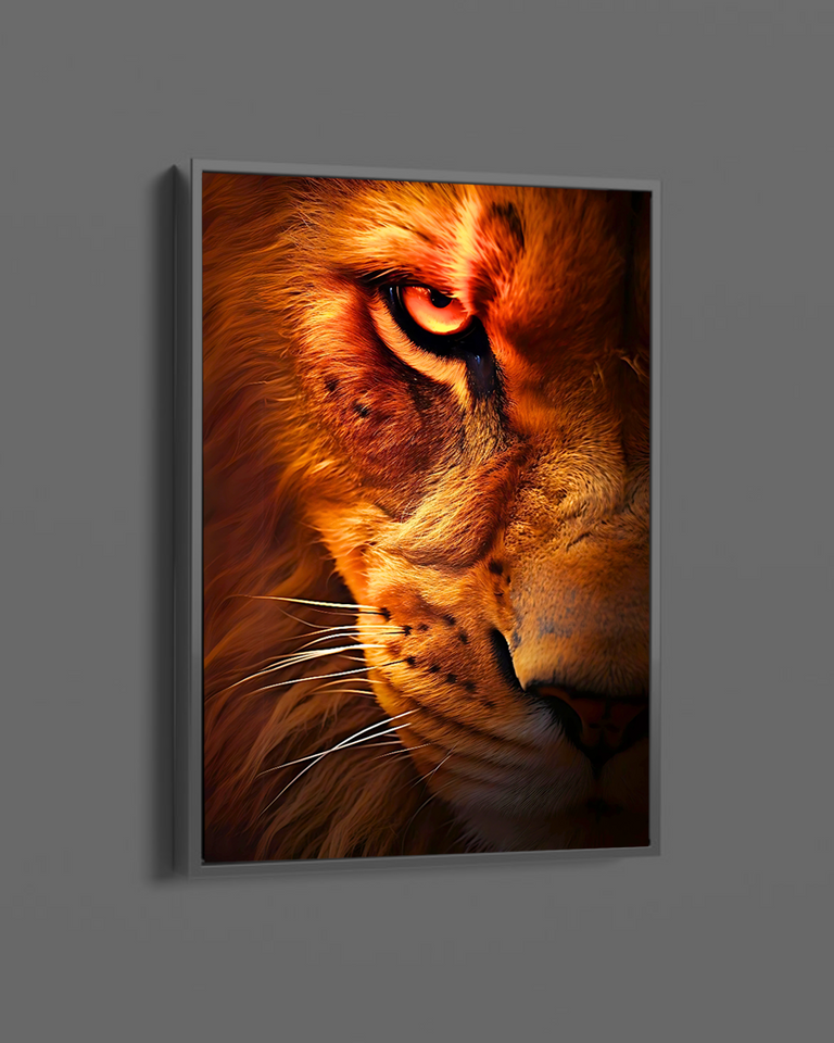 Lion Attitude - Lamp Frame