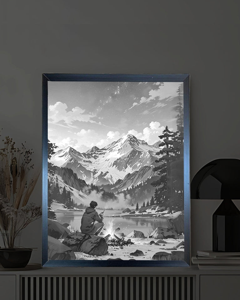 Solo Travel - Lamp Frame