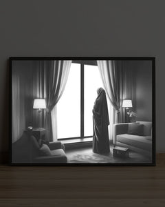 Kaaba View - Glowing Frame