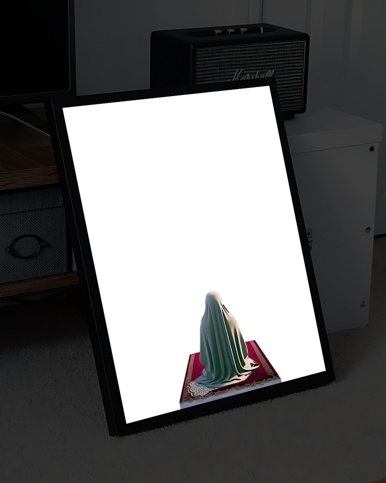 Prayer Mat Women - Glowing Frame