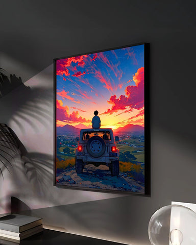 Jeep Boy - Lamp Frame