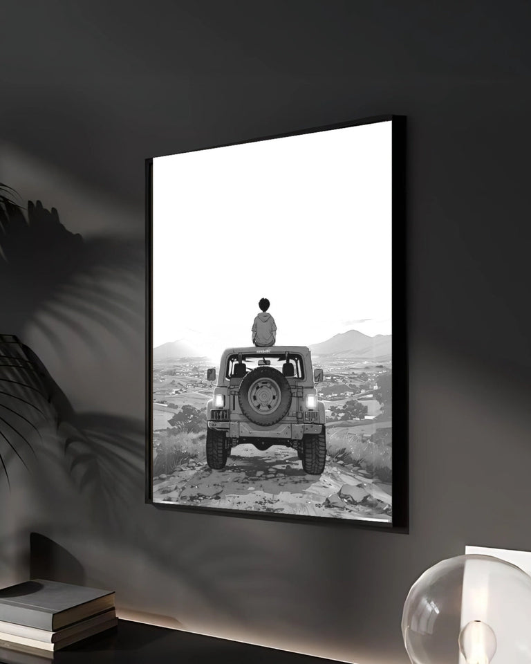 Jeep Boy - Lamp Frame