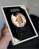 Custom Moon Photo - Lamp Frame