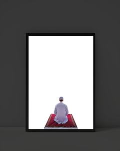 Prayer Mat Man - Glowing Frame